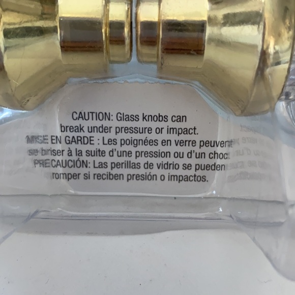 Glass door knob set NEw in original box - Picture 6 of 8